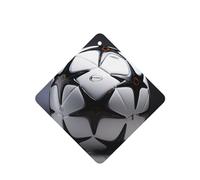 Poezjzw Ambientadores de coche con diseño de fútbol en blanco y negro, 4 unidades, tabletas cuadradas de aromaterapia, ambientadores perfumados para dormitorio y baño