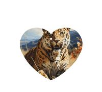 Poezjzw Ambientadores de coche con diseño de leopardo en busca de presa, 6 unidades, en forma de corazón, para colgar en tabletas de aromaterapia, ambientadores perfumados para dormitorio y baño