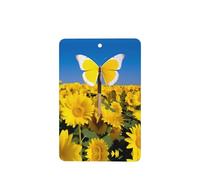 Poezjzw Ambientadores de coche con diseño de mariposa en la cruz, 6 unidades, rectangulares colgantes, tabletas de aromaterapia, ambientadores perfumados para dormitorio, armario, zapatos