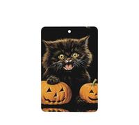 Poezjzw Ambientadores de coche con diseño de pata de gato por calabaza, 4 unidades, rectangulares, para colgar en tabletas de aromaterapia, ambientadores perfumados para dormitorio, armario, zapatos