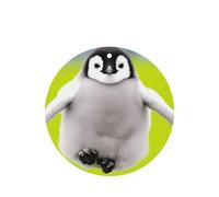 Poezjzw Ambientadores de coche con diseño de pingüino gordo, 4 unidades, forma redonda, para colgar, tabletas de aromaterapia, ambientadores perfumados para dormitorio, armario, zapatos