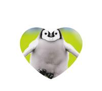Poezjzw Ambientadores de coche con diseño de pingüino gordo, 6 unidades, en forma de corazón, para colgar, tabletas de aromaterapia, ambientadores perfumados para dormitorio, armario, zapatos