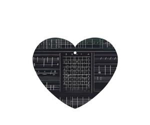 Poezjzw Ambientadores de coche con diseño de símbolos de palabras matemáticas, 4 unidades, en forma de corazón, para colgar en tabletas de aromaterapia, ambientadores perfumados para dormitorio y baño