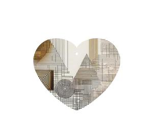 Poezjzw Ambientadores de coche con diseño de símbolos matemáticos, 6 unidades, en forma de corazón, para colgar, aromaterapia, ambientadores perfumados para dormitorio y baño