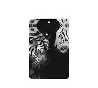 Poezjzw Ambientadores de coche con diseño de tigres de amor, 6 unidades, rectangulares colgantes, tabletas de aromaterapia, ambientadores perfumados para dormitorio, armario, zapatos