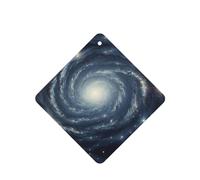 Poezjzw Ambientadores de coche con diseño de universo hermoso, 4 unidades, cuadrados, para colgar, tabletas de aromaterapia, ambientadores perfumados para dormitorio y baño