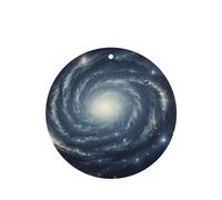 Poezjzw Ambientadores de coche con diseño de universo hermoso, 4 unidades, forma redonda, para colgar, tabletas de aromaterapia, ambientadores perfumados para dormitorio y baño