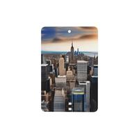 Poezjzw Ambientadores de coche con patrón C de Europa y América, 4 unidades, rectangulares colgantes, tabletas de aromaterapia, ambientadores perfumados para dormitorio, armario, zapatos