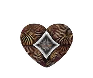 Poezjzw Ambientadores de coche con patrón de abstracción matemática, 4 unidades, en forma de corazón, para colgar en tabletas de aromaterapia, ambientadores perfumados para dormitorio y baño