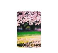 Poezjzw Ambientadores de coche con patrón de árbol de cerezo, 6 unidades, rectangulares colgantes, tabletas de aromaterapia, ambientadores perfumados para dormitorio y baño