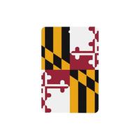 Poezjzw Ambientadores de coche con patrón de bandera del estado de Maryland, 4 unidades, tabletas rectangulares de aromaterapia, ambientadores perfumados para dormitorio y baño