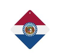 Poezjzw Ambientadores de coche con patrón de bandera del estado de Missouri, 4 unidades, tabletas cuadradas de aromaterapia, ambientadores perfumados para dormitorio y baño
