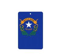 Poezjzw Ambientadores de coche con patrón de bandera del estado de Nevada, 4 unidades, tabletas rectangulares de aromaterapia, ambientadores perfumados para dormitorio y baño