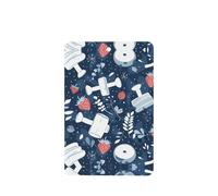 Poezjzw Ambientadores de coche con patrón de campanas de fresa, 4 unidades, tabletas rectangulares de aromaterapia, ambientadores perfumados para dormitorio y baño