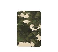Poezjzw Ambientadores de coche con patrón de camuflaje del ejército, 4 unidades, rectangulares colgantes, tabletas de aromaterapia, ambientadores perfumados para dormitorio y baño