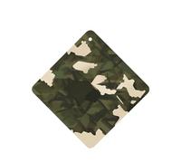 Poezjzw Ambientadores de coche con patrón de camuflaje del ejército, 4 unidades, tabletas cuadradas de aromaterapia, ambientadores perfumados para dormitorio y baño