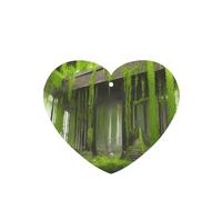 Poezjzw Ambientadores de coche con patrón de cementerio vegetal, 4 piezas en forma de corazón, tabletas de aromaterapia, ambientadores perfumados para dormitorio, armario, zapatos