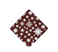 Poezjzw Ambientadores de coche con patrón de copos de nieve grandes y pequeños, 6 unidades, tabletas cuadradas de aromaterapia, ambientadores perfumados para dormitorio y baño