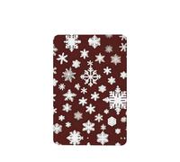 Poezjzw Ambientadores de coche con patrón de copos de nieve grandes y pequeños, 6 unidades, tabletas rectangulares de aromaterapia, ambientadores perfumados para dormitorio y baño