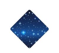 Poezjzw Ambientadores de coche con patrón de estrella azul, 4 unidades, tabletas cuadradas de aromaterapia para colgar, ambientadores perfumados para dormitorio y baño