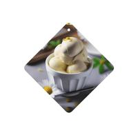 Poezjzw Ambientadores de coche con patrón de helado de manzanilla, 6 unidades, tabletas cuadradas de aromaterapia, ambientadores perfumados para dormitorio y baño