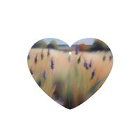 Poezjzw Ambientadores de coche con patrón de hierba de la suerte, 4 unidades, en forma de corazón, para colgar en tabletas de aromaterapia, ambientadores perfumados para dormitorio y baño