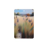 Poezjzw Ambientadores de coche con patrón de hierba de la suerte, 4 unidades, rectangulares colgantes, tabletas de aromaterapia, ambientadores perfumados para dormitorio y baño