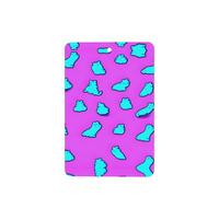 Poezjzw Ambientadores de coche con patrón de huellas de cachorro, 6 unidades, rectangulares colgantes, tabletas de aromaterapia, ambientadores perfumados para dormitorio y baño