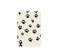 Poezjzw Ambientadores de coche con patrón de huellas de Meow, 6 unidades, rectangulares colgantes, tabletas de aromaterapia, ambientadores perfumados para dormitorio y baño