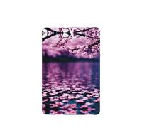 Poezjzw Ambientadores de coche con patrón de lago de flor de cerezo, 6 unidades, rectangulares colgantes, tabletas de aromaterapia, ambientadores perfumados para dormitorio y baño