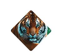 Poezjzw Ambientadores de coche con patrón de mirada de tigre, 6 unidades, tabletas cuadradas de aromaterapia, ambientadores perfumados para dormitorio, armario, zapatos