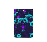 Poezjzw Ambientadores de coche con patrón de osos rugidos, 4 unidades, rectangulares colgantes, tabletas de aromaterapia, ambientadores perfumados para dormitorio, armario, zapatos