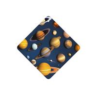 Poezjzw Ambientadores de coche con patrón de planetas del sistema solar, 4 unidades, tabletas cuadradas de aromaterapia, ambientadores perfumados para dormitorio y baño