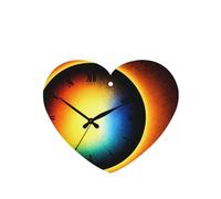 Poezjzw Ambientadores de coche con patrón de reloj de fusión, 4 unidades, en forma de corazón, para colgar en tabletas de aromaterapia, ambientadores perfumados para dormitorio y baño
