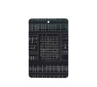 Poezjzw Ambientadores de coche con patrón de símbolos de palabras matemáticas, 4 unidades, rectangulares colgantes, tabletas de aromaterapia, ambientadores perfumados para dormitorio y baño