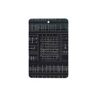 Poezjzw Ambientadores de coche con patrón de símbolos de palabras matemáticas, 6 unidades, rectangulares colgantes, tabletas de aromaterapia, ambientadores perfumados para dormitorio y baño
