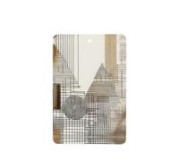 Poezjzw Ambientadores de coche con patrón de símbolos matemáticos, 4 unidades, rectangulares colgantes, tabletas de aromaterapia, ambientadores perfumados para dormitorio y baño