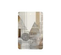 Poezjzw Ambientadores de coche con patrón de símbolos matemáticos, 6 unidades, rectangulares colgantes, tabletas de aromaterapia, ambientadores perfumados para dormitorio y baño