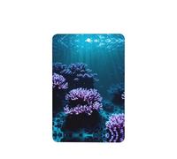 Poezjzw Ambientadores de coche con patrón submarino misterioso, 4 unidades, rectangulares colgantes, tabletas de aromaterapia, ambientadores perfumados para dormitorio y baño