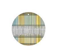 Poezjzw Ambientadores de coche con patrones abstractos matemáticos, 4 unidades, forma redonda, para colgar, tabletas de aromaterapia, ambientadores perfumados para dormitorio y baño