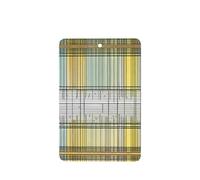 Poezjzw Ambientadores de coche con patrones abstractos matemáticos, 6 unidades, rectangulares colgantes, tabletas de aromaterapia, ambientadores perfumados para dormitorio y baño