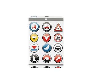 Poezjzw Ambientadores de coche con símbolos de tráfico en patrón E, 4 unidades, rectangulares colgantes, tabletas de aromaterapia, ambientadores perfumados para dormitorio, armario, zapatos