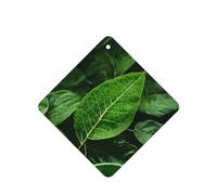 Poezjzw Ambientadores para coche, 4 unidades, cuadrados, para colgar, aromaterapia, ambientadores perfumados para dormitorio, baño