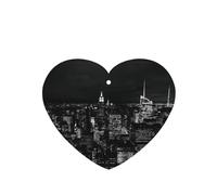 Poezjzw Ambientadores para coche con aroma a lavanda en forma de corazón, patrón de cielo nocturno de Nueva York, 4 unidades, tabletas de aromaterapia para armario, zapatero, eliminar
