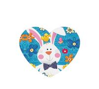 Poezjzw Ambientadores para coche con aroma a lavanda en forma de corazón, patrón de primavera, feliz Pascua, día festivo, 4 unidades, tabletas de aromaterapia para armario, zapatero, eliminar
