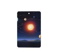 Poezjzw Ambientadores para coche, diseño de cielo estrellado, 6 unidades, rectangulares, para colgar en tabletas de aromaterapia, ambientadores perfumados para dormitorio, armario, zapatos