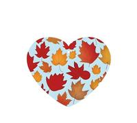 Poezjzw Ambientadores para coche, diseño de hojas de otoño, 6 unidades, en forma de corazón, para colgar, aromaterapia, ambientadores perfumados para dormitorio y baño