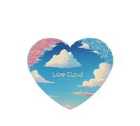 Poezjzw Ambientadores para coche, diseño de nube, 4 unidades, en forma de corazón, para colgar, aromaterapia, ambientadores perfumados para dormitorio y baño