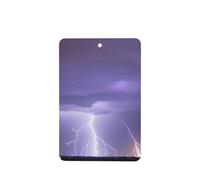 Poezjzw Ambientadores para coche, diseño de tormenta, 4 unidades, rectangulares, para colgar en tabletas de aromaterapia, ambientadores perfumados para dormitorio y baño