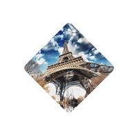 Poezjzw Ambientadores para coche, diseño de torre de París, 6 unidades, cuadrados, para colgar en tabletas de aromaterapia, ambientadores perfumados para dormitorio, armario, zapatos